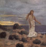 Pierre Puvis de Chavannes, Mad Woman at the Edge of the Sea